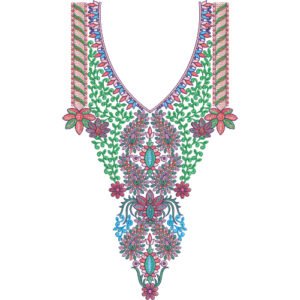 Beautiful Neck Embroidery NED6930-25