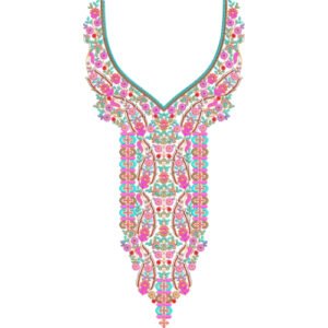 Unique Neck Embroidery NED6931-25