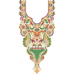 Beautiful Neck Embroidery NED6940-25