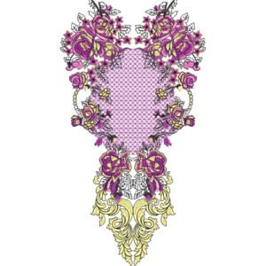 Embroidery Neck Design NED6947-25