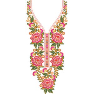 Unique Neck Embroidery NED6951-25