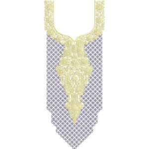 Flower Neck Embroidery NED6953-25