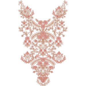 Neck Embroidery Design NED6958-25