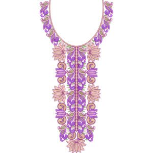 Unique Neck Embroidery NED6960-25