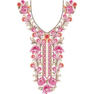 Embroidery Neck Design NED6965-25