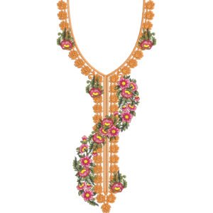 Neck Design Embroidery NED6966-25