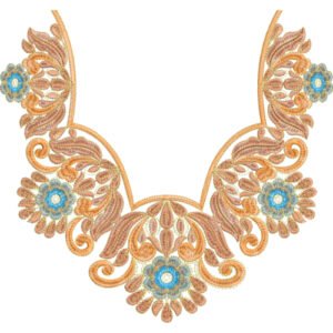 Neck Embroidery Design NED6975-25