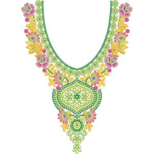 Flower Neck Embroidery NED6979-25