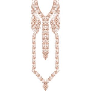 Embroidery Neck Design NED6982-25