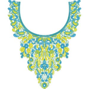 Beautiful Neck Embroidery NED6985-25