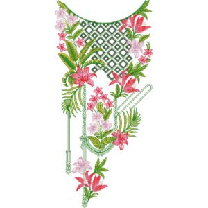 Beautiful Neck Embroidery NED6995-25
