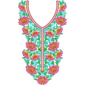 Embroidery Neck Design NED7001-25
