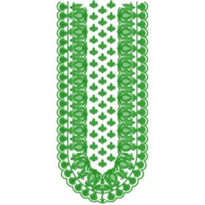 Unique Neck Embroidery NED7005-25