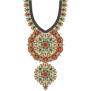 Neck Embroidery Design NED7012-25