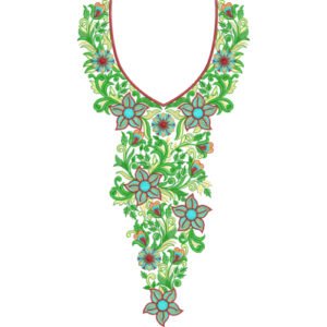 Embroidery Neck Design NED7019-25