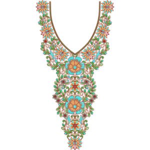 Beautiful Neck Embroidery NED7022-25