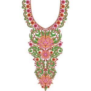 Embroidery Neck Design NED7028-25