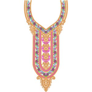 Beautiful Neck Embroidery NED7038-25