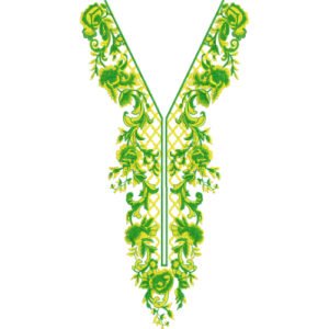 Unique Neck Embroidery NED7047-25