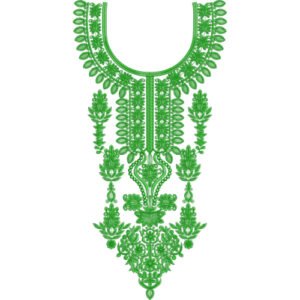 Flower Neck Embroidery NED7049-25