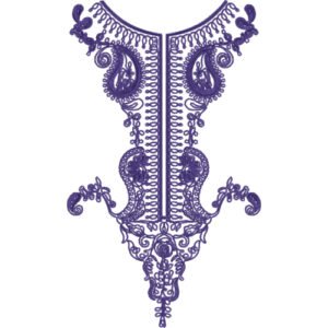 Neck Design Embroidery NED7053-25
