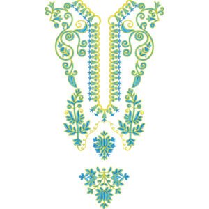 Neck Embroidery Design NED7054-25