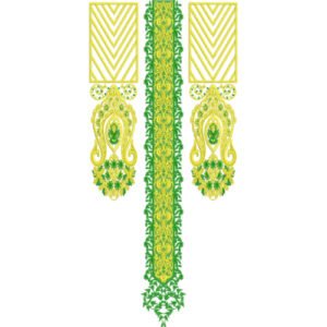 Unique Neck Embroidery NED7065-25