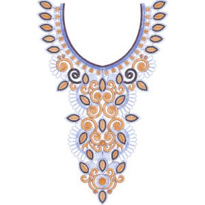 Embroidery Neck Design NED7070-25