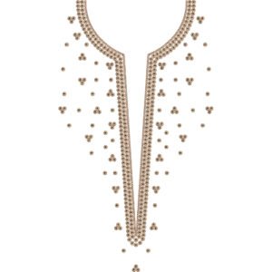 Unique Neck Embroidery NED7083-25