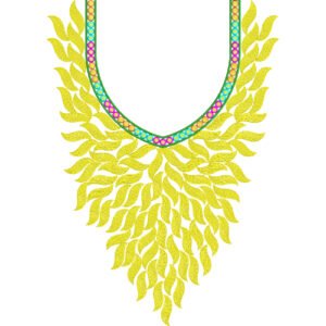 Flower Neck Embroidery NED7085-25