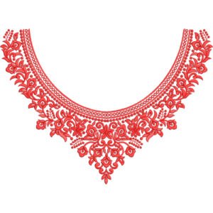 Beautiful Neck Embroidery NED7106-25