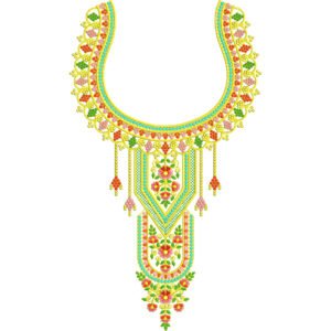 Unique Neck Embroidery NED7107-25