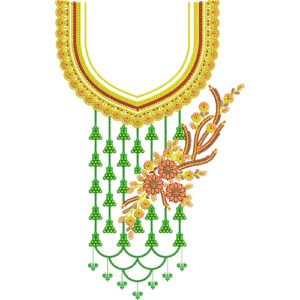 Neck Embroidery Design NED7123-25