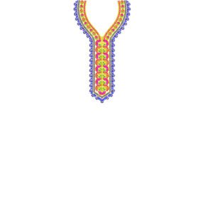 Beautiful Neck Embroidery NED7124-25