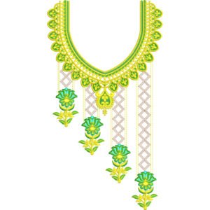 Unique Neck Embroidery NED7125-25