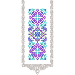 Beautiful Neck Embroidery NED7133-25