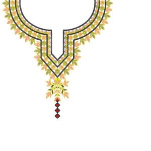 Beautiful Neck Embroidery NED7142-25