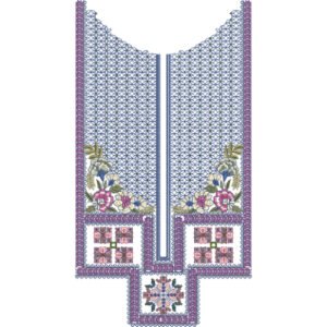 Unique Neck Embroidery NED7143-25