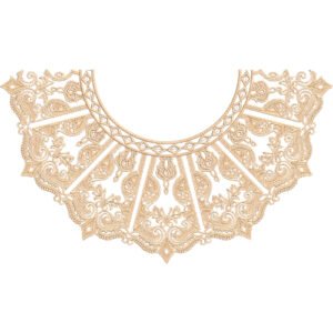 Unique Neck Embroidery NED7152-25