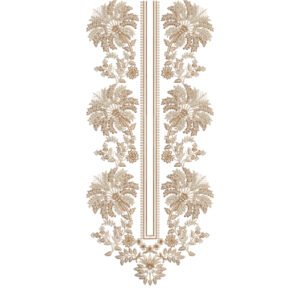 Flower Neck Embroidery NED7154-25