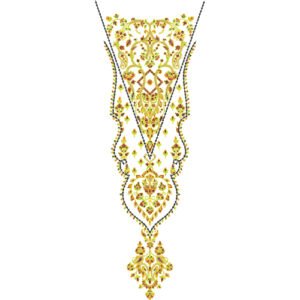 Beautiful Neck Embroidery NED7169-25