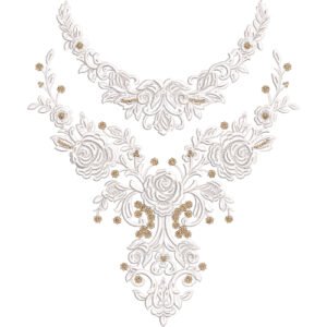 Beautiful Neck Embroidery NED7181-25
