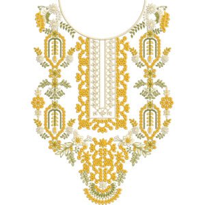 Beautiful Neck Embroidery NED7190-25