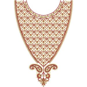 Unique Neck Embroidery NED7191-25