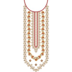 Neck Flower Design NED7192-25