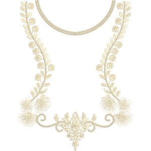 Neck Embroidery Design NED7197-25