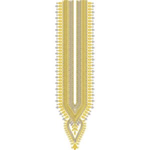 Unique Neck Embroidery NED7217-25