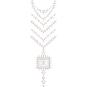 Beautiful Neck Embroidery NED7227-25