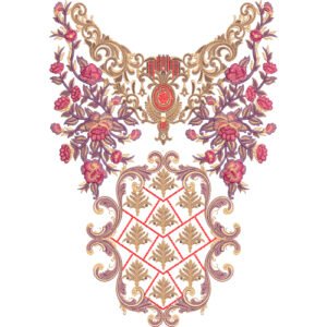 Embroidery Neck Design NED7242-25