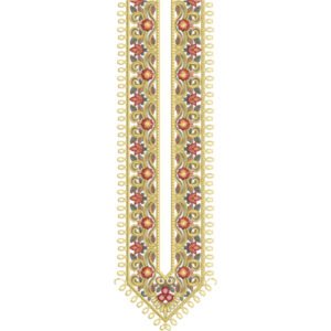 Embroidery Neck Design NED7254-25
